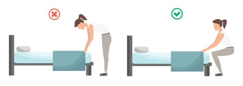 higiene postural hacer la cama 3bs 1 | La Tienda 3Bs