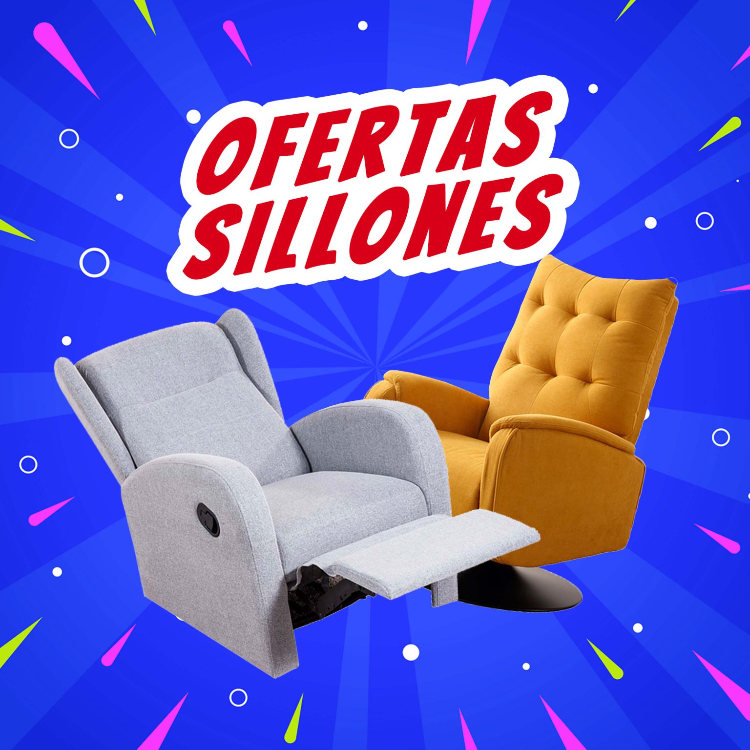LaTienda3Bs SuperMarzoOertas Promo banner sillones | La Tienda 3Bs