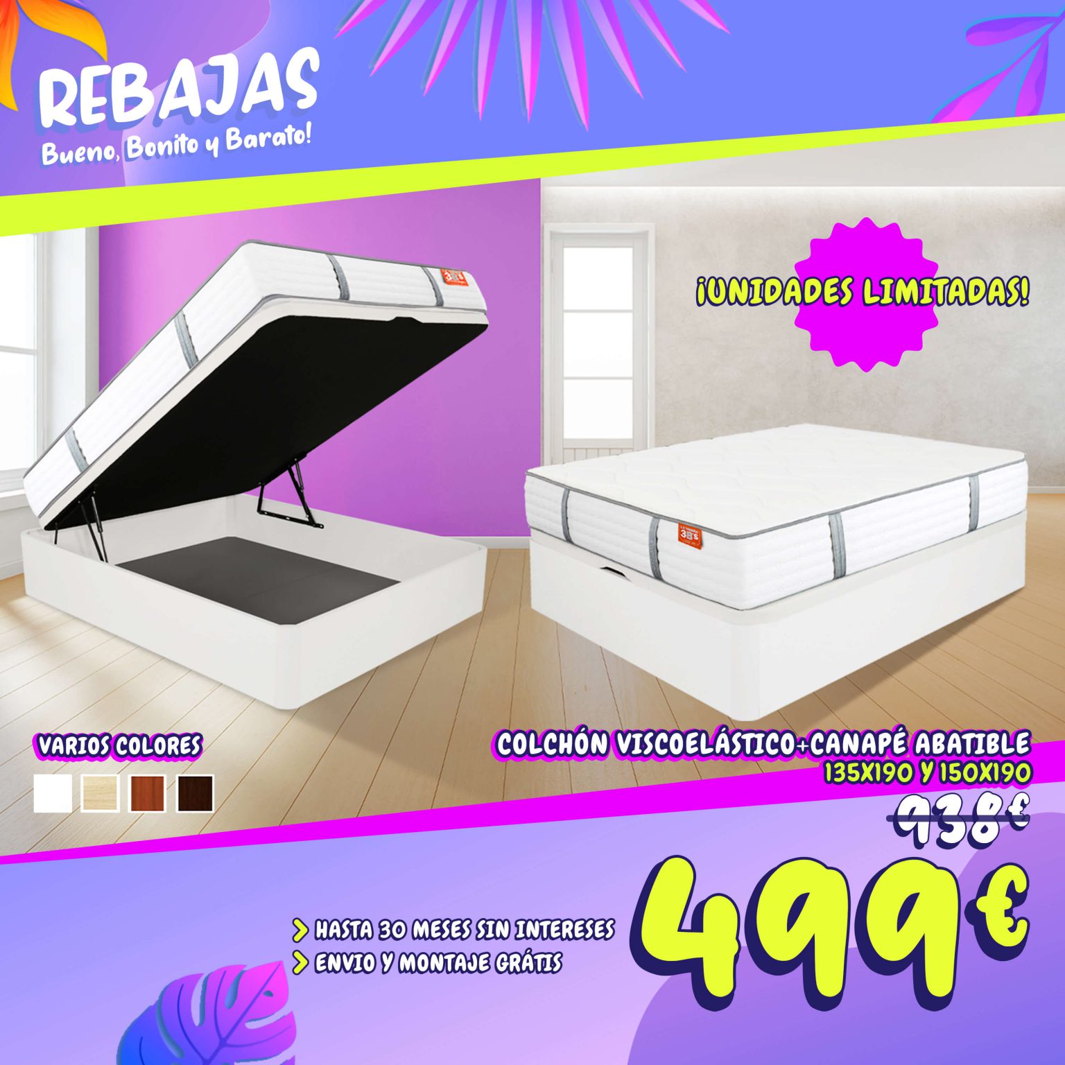 RebajasdeVerano Promo banner pack palma web | La Tienda 3Bs | La Tienda 3Bs